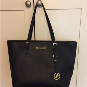 Michael Kors Black Jet Set Tote